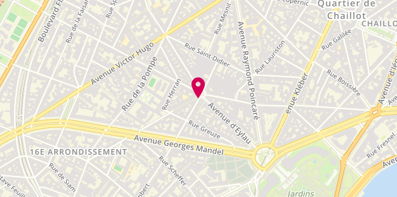 Plan de Pharmacie Moreau, 5 Place de Mexico, 75016 Paris