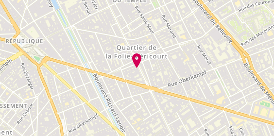 Plan de Pharmacie des Cliniques, 97 Avenue Parmentier, 75011 Paris