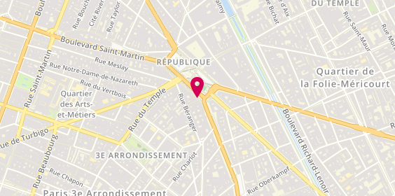Plan de Apothical, 5 place de la République, 75003 Paris