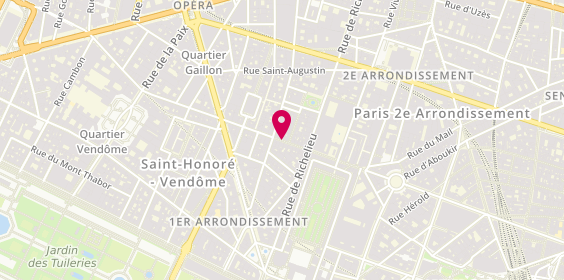 Plan de Pharmacie Azoulay Chadoutaud, 26 Rue des Petits Champs, 75002 Paris