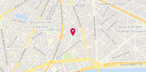 Plan de Pharmacie Saint Pierre, 18 Rue Georges Bizet, 75116 Paris