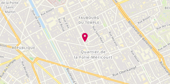 Plan de Pharmacie Delalande - le Dantec, 130 Avenue Parmentier, 75011 Paris