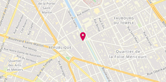 Plan de Mapharmacie Canal Saint Martin, 28 Rue du Faubourg du Temple, 75011 Paris