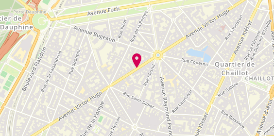 Plan de Pharmacie Basire, 118 Bis Avenue Victor Hugo
143 Rue de la Pompe, 75116 Paris