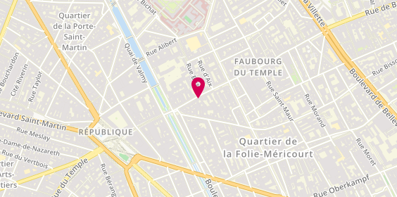 Plan de Mapharmacie République, 44 Rue du Faubourg du Temple, 75011 Paris