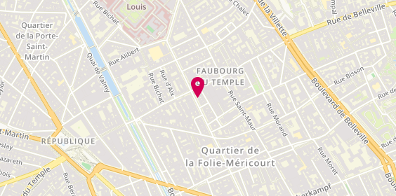 Plan de La Pharmacie Goncourt, 146 Avenue Parmentier, 75011 Paris