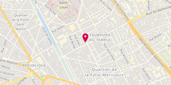Plan de Pharmacie Cohen Tomasini, 137 Avenue Parmentier, 75010 Paris