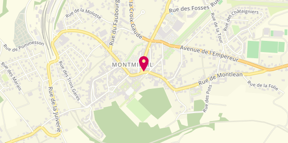 Plan de Pharmacie de la Brie Champenoise, 8 Place Remy Petit, 51210 Montmirail