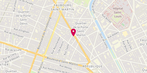 Plan de Pharmacie Azur Xxx, 29 Boulevard Magenta, 75010 Paris