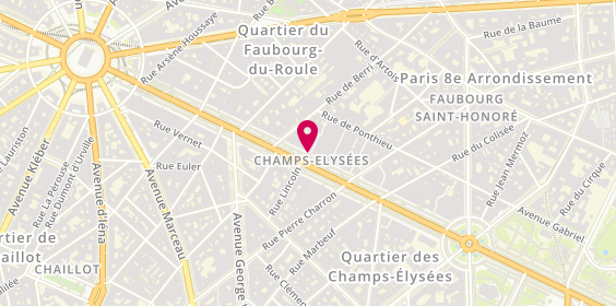 Plan de Pharmacie des Champs Elysées, 84 Avenue des Champs Élysées, 75008 Paris