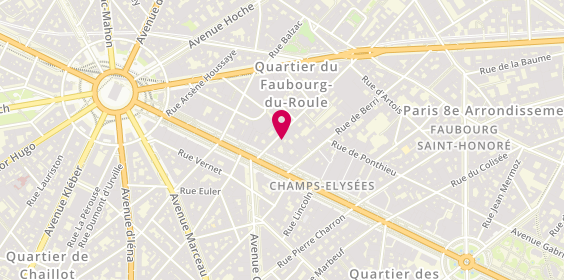 Plan de Pharmacie, 10 Rue Washington, 75008 Paris