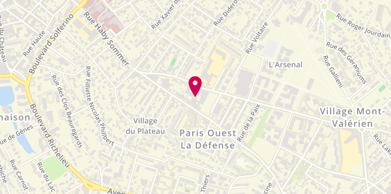 Plan de PELTIER Marie-Dominique, 31 avenue du Président Georges Pompidou, 92500 Rueil-Malmaison