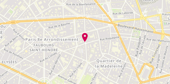 Plan de Pharmacie des Arts Elysées, 27 Rue de Miromesnil, 75008 Paris