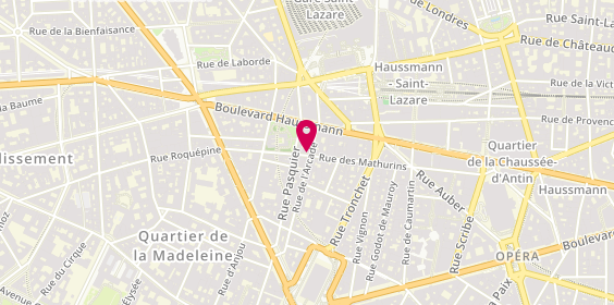 Plan de Pharmacie de l'Arcade, 39 Rue de l'Arcade, 75008 Paris