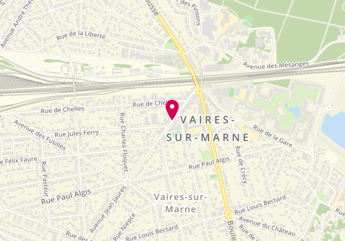Plan de Pharmacie Berthault, 23 Avenue Jean Jaurès, 77360 Vaires-sur-Marne