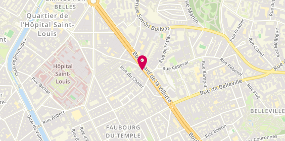 Plan de Pharmacie Bui Champenois, 31 Boulevard de la Villette, 75010 Paris
