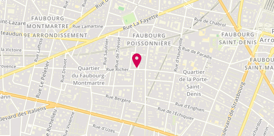 Plan de Pharmacie du Conservatoire, 8 Rue Richer, 75009 Paris