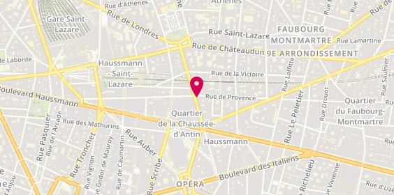 Plan de Pharmabest, 54 Rue de la Chaussee d'Antin, 75009 Paris