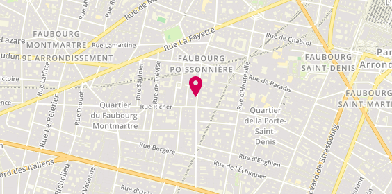 Plan de Pharmacie des Deux Lions, 49 Rue du faubourg Poissonniere, 75009 Paris