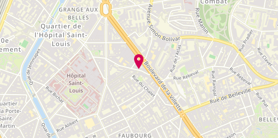 Plan de Pharmacie Abbes, 31 Rue Sambre et Meuse, 75010 Paris