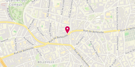Plan de Well & Well, 137 Rue de Belleville, 75019 Paris