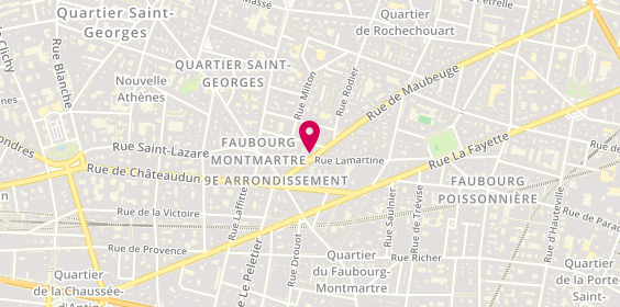 Plan de Pharmacie Goldfarb Marie, 7 Rue de Maubeuge, 75009 Paris