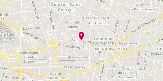 Plan de Pharmacie Rose, Mme Herpin Mariani Ann Ca
34 Rue Saint Lazare, 75009 Paris