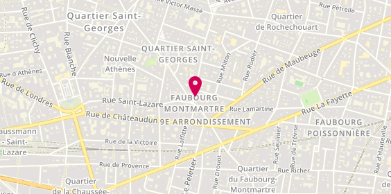 Plan de Pharmacie des Martyrs, 4 Rue des Martyrs, 75009 Paris