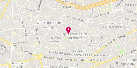 Plan de Pharmacie Saint Georges, 38 Rue Notre Dame de Lorette, 75009 Paris