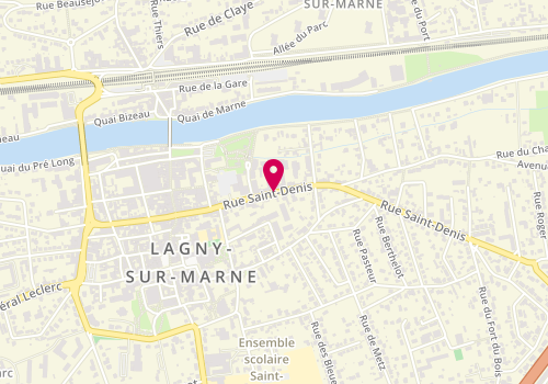 Plan de Pharmacie, 100 Rue Saint Denis, 77400 Lagny-sur-Marne