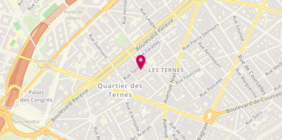Plan de Pharmacie LEBON, 5 Rue Lebon, 75017 Paris