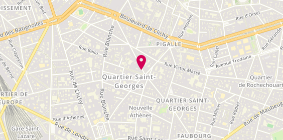 Plan de Pharmacie des Theatres, 1 Rue Fontaine, 75009 Paris