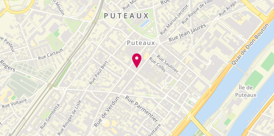 Plan de Pharmacie Pharmavance Puteaux, 142 Rue Jean Jaurès, 92800 Puteaux