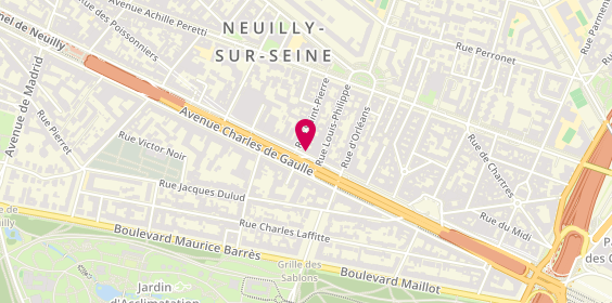 Plan de Pharmacie du Métro Sablons, 82 Avenue Charles de Gaulle, 92200 Neuilly-sur-Seine