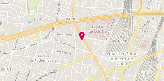 Plan de Pharmacie de l'Hôpital, 139 Boulevard de Magenta, 75010 Paris