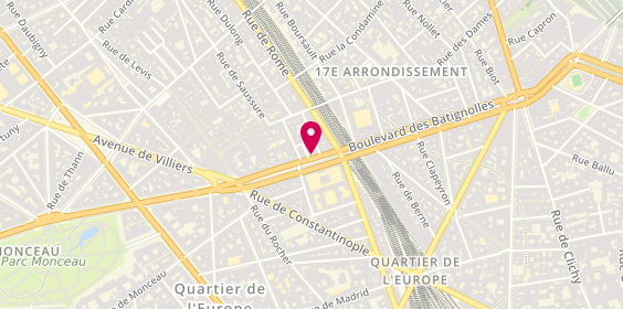 Plan de Pharmacie Chaptal, 78 Boulevard des Batignolles, 75017 Paris