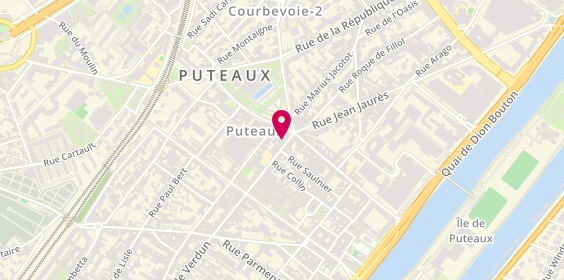 Plan de Pharmacie du Centre, 112 Rue Jean Jaurès, 92800 Puteaux