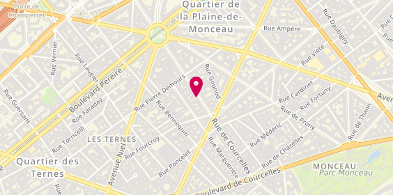 Plan de Pharmacie des Plantes, 111 Rue de Courcelles, 75017 Paris