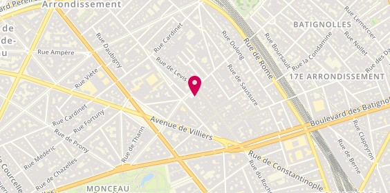 Plan de Pharmacie Lévis, 5 Place Lévis, 75017 Paris