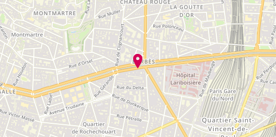 Plan de Pharmacie du Carrefour, 5 Boulevard Rochechouart, 75009 Paris