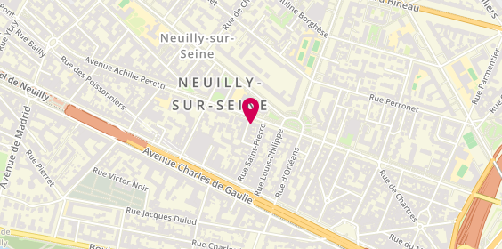 Plan de Pharmacie de la Mairie - Isabelle LEVY, 105 avenue Achille Peretti, 92200 Neuilly-sur-Seine