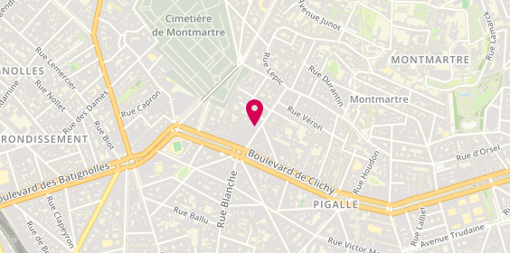 Plan de Pharmacie Lepic Blanche, M Brissaud et M Golstenne
11 Rue Lepic, 75018 Paris