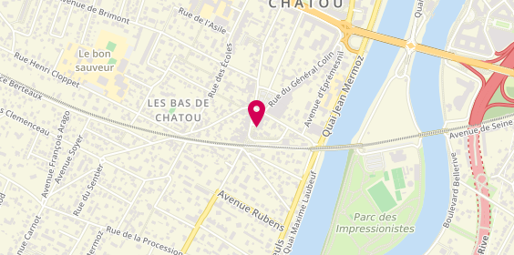 Plan de Grande Pharmacie de la Gare, 15 Place Maurice Berteaux, 78400 Chatou