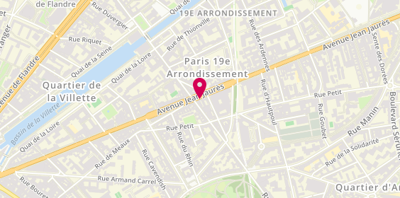 Plan de Pharmacie 112, 112 Avenue Jean Jaures, 75019 Paris