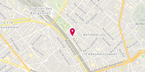 Plan de Pharmacie Delater, 70 Rue Legendre, 75017 Paris