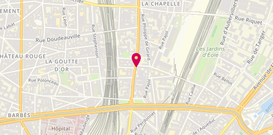 Plan de Pharmacie du Département, 34 Rue Marx Dormoy, 75018 Paris