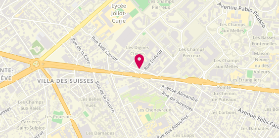 Plan de Pharmacie du Carré Diderot, 23 Rue de Neuilly, 92000 Nanterre