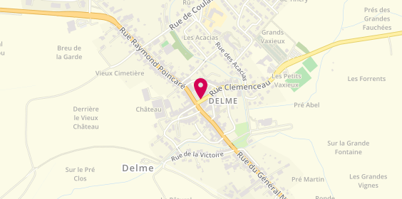 Plan de Pharmacie de Delme, 7 Place de la Republique, 57590 Delme
