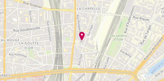 Plan de Pharmacie Espace Conseil, M Philippe Okou
64 Boulevard Barbès, 75018 Paris