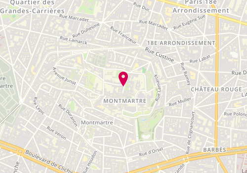 Plan de Pharma Reference, 1 Rue Cortot, 75018 Paris